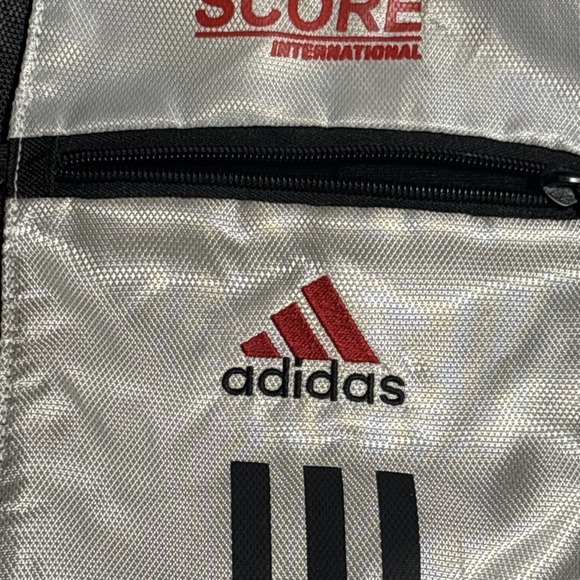 Adidas Drawstring Backpack Gym Sack SCORE International Soccer Sports Bag - Picture 4 of 7